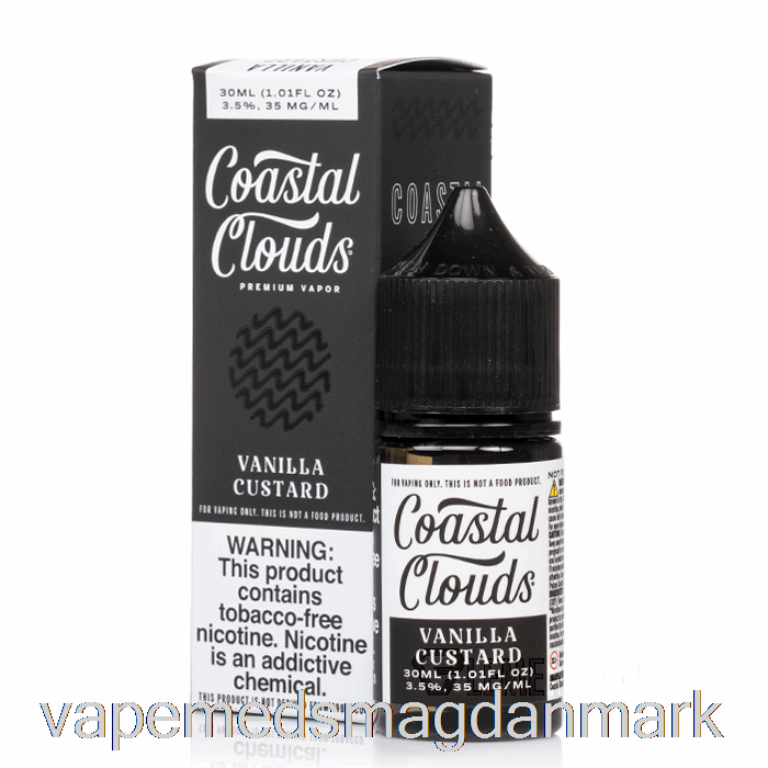 Vape Med Smag Vaniljecreme - Kystsalte - 30ml 50mg